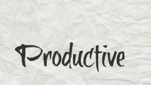 How To be Productive